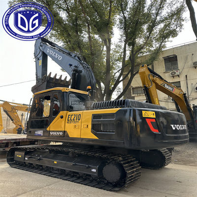 Gebruikte Volvo EC210 21Ton Crawler Excavator 92%Nieuwe goede prestaties en kwaliteit