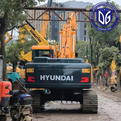 R220 22 ton Gebruikte Hyundai graafmachine met hoge aanpasbaarheid en alle terreinen