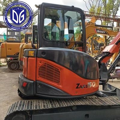ZX50 Gebruikte Hitachi 5 ton graafmachine lichte slijtage met adaptieve krachtmodus