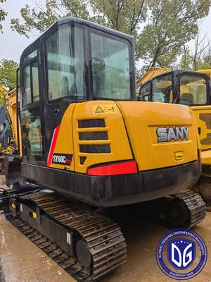 Sy60 6 ton gebruikte SANY graafmachine met efficiënt en energiebesparend stroomsysteem