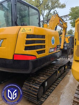 Sy60 6 ton gebruikte SANY graafmachine met efficiënt en energiebesparend stroomsysteem