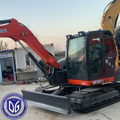 Kx183 Gebruikte Kubota-graafmachine 8,3 ton Japanse gebruikte graafmachine