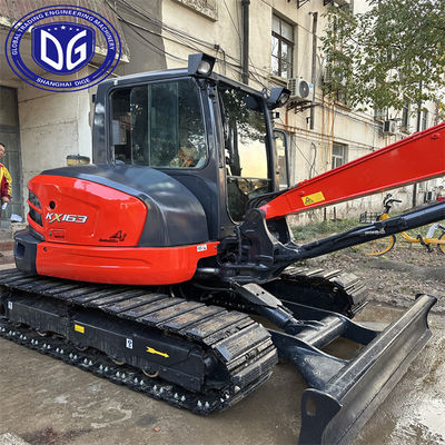 6 ton KX163 Gebruikte Kubota graafmachine Hydraulische graafmachine