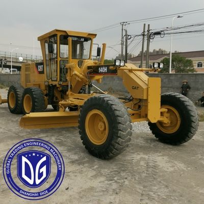 Oorsprong Japan CAT140H Gebruikte Caterpillar Grader CAT140H Wheel Grader tweedehands Caterpillar Grader CAT 140H
