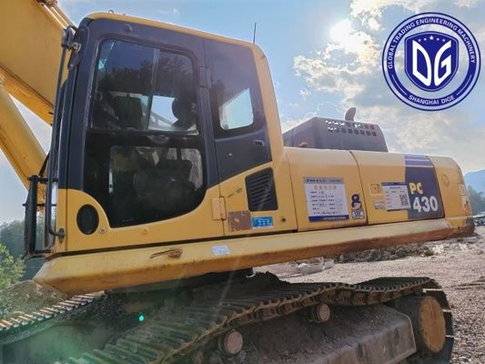 Eenvoudige werking PC430 Gebruikte kruiper mini komatsu graafmachine