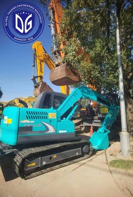 Manoeuvreerbare Sk75 Gebruikte Kobelco 7,5 ton graafmachine veelzijdig voor de bouw