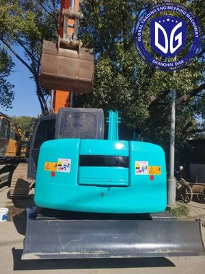 Manoeuvreerbare Sk75 Gebruikte Kobelco 7,5 ton graafmachine met krachtig voortstuwingssysteem