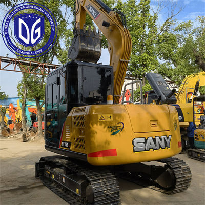 Sany SY75C 7.5 ton gebruikte graafmachine met geavanceerd koelsysteem
