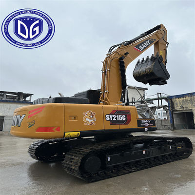 Gebruikte Sany SY135 13,5Ton Hydraulische graafmachine Meerdere werkwijze selectie