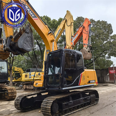Sany SY155 15.5T Gebruikte Crawler Excavator Efficiënt En Energiebesparend Stroom Systeem
