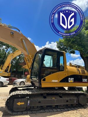 Hoge koppel motor 320C Gebruikte Caterpillar 20t graafmachine met goed hydraulisch systeem