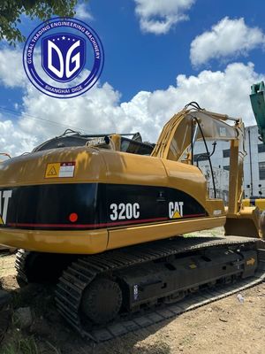 Hoge koppel motor 320C Gebruikte Caterpillar 20t graafmachine met goed hydraulisch systeem