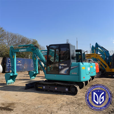 SK60-8 Kobelco graafmachine Gebruikte originele Kobelco kleine 6 ton graafmachine