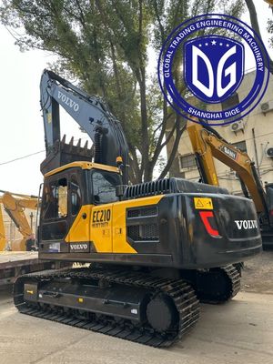 Ec210 21 ton Gebruikte Volvo graafmachine met geavanceerde werkwijze