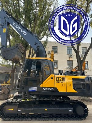 Ec210 21 ton Gebruikte Volvo graafmachine met geavanceerde werkwijze