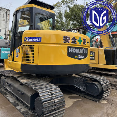 Tweedehands Komatsu graafmachine met 0,44m3 emmercapaciteit en 6380mm maximale graafradius