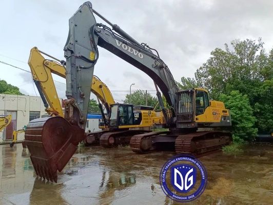 Ec380DL 38 ton Gebruikte Volvo graafmachine met geavanceerd emissiebeheersysteem