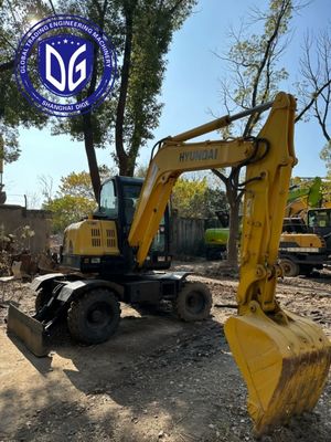 Hyundai Gebruikte Wielgraver 60w-7,6Ton Hyndraulische Kleine Graver, 10 Eenheden Nu Verkrijgbaar