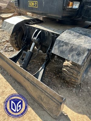 Hyundai Gebruikte Wielgraafmachine 60w-7, 6 Ton Hydraulische Kleine Graafmachine 10 Eenheden