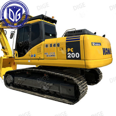 PC200-7 Gebruikte graafmachine van Komatsu 97% Nieuwe gebruikte graafmachine met kruiper 20 ton