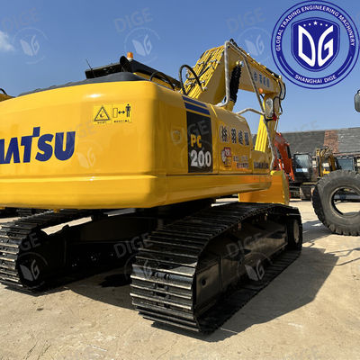 PC200-7 Gebruikte graafmachine van Komatsu 97% Nieuwe gebruikte graafmachine met kruiper 20 ton