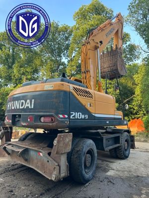 R210w-9 21 ton gebruikte Hyundai graafmachine met adaptief ophangsysteem