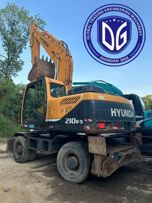 R210w-9 21 ton gebruikte Hyundai graafmachine met adaptief ophangsysteem