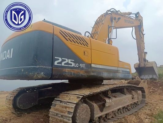 R225LC-9T Gebruikte Hyundai graafmachine 22,5 ton Hyundai Hydraulische graafmachine