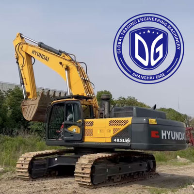 Innovatieve R485 Gebruikte Hyundai Graafmachine 48,5 Ton Hyundai Hydraulische Graafmachine