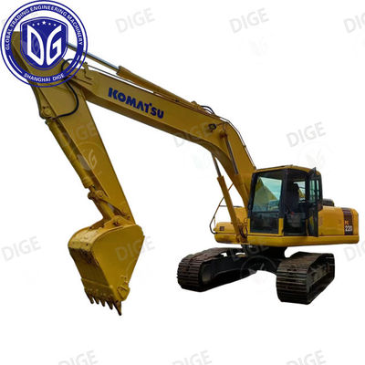 PC220-7 Gebruikte Komatsu-graafmachine 22 ton Japanse originele medium crawler hydraulische graafmachine