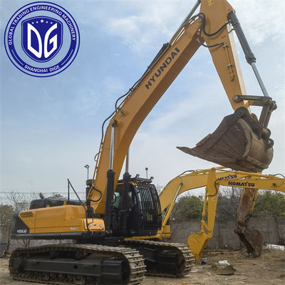 Oorspronkelijke R485LVS Gebruikte Hyundai graafmachine Gebruikte Crawler graafmachine Werkomstandigheden