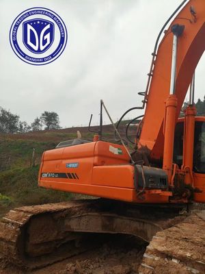 Hoog flexibele DX370LC 37t Gebruikte Doosan graafmachine met grondig geïnspecteerd