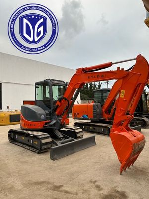 Verstelbare stoelontwerp ZX50U 5 ton Gebruikte Hitachi graafmachine met efficiënt remsysteem
