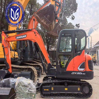 Doosan DX60E-9C Gebruikte mini graafmachine Hydraulische kruiper