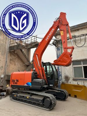 Uitstekende breakout kracht ZX130 Gebruikte Hitachi 13 ton graafmachine