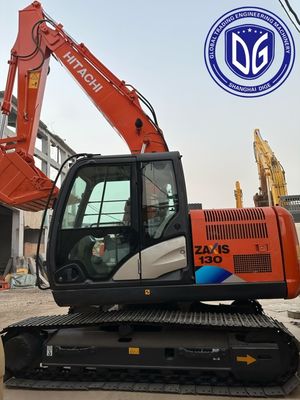 ZX130 Gebruikte Hitachi Excavator 13 Ton Crawler Gebruikte Excavator 96% Nieuw