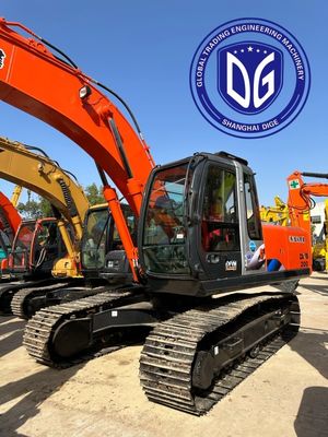 Efficiënte koelsystemen ZX200-3 Gebruikte Hitachi graafmachine 20T Hydraulische graafmachine