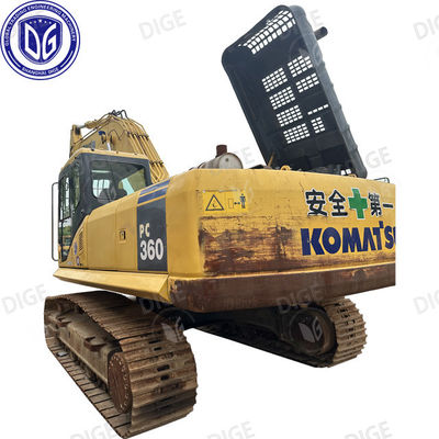 PC360-7 36 ton Gebruikte Komatsu-graafmachine Grote bouwmachines