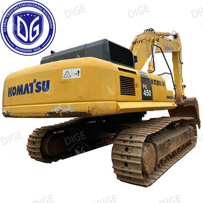 Gebruikte PC450-8 Komatsu graafmachine 45 ton voor grote mijnwerkzaamheden, grote bouwmachines