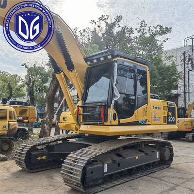 Oorsprong Japan PC200-8 Gebruikte Komatsu Graafmachine PC200-8 Crawler Graafmachine Tweedehands Komatsu Hydraulische Graafmachine PC200-8
