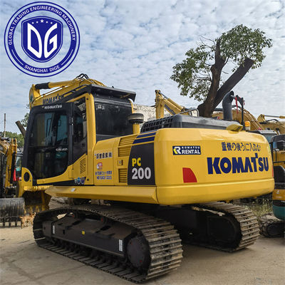 Oorsprong Japan PC200-8 Gebruikte Komatsu Graafmachine PC200-8 Crawler Graafmachine Tweedehands Komatsu Hydraulische Graafmachine PC200-8
