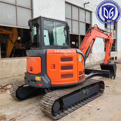 ZX55 5,5 ton Gebruikte Hitachi graafmachine Volkomen geschikt voor lichte werkzaamheden