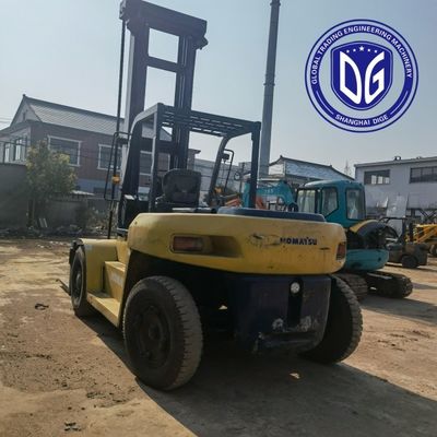 10t FD100 Gebruikte Komatsu vorklift met sterke hydraulische machine
