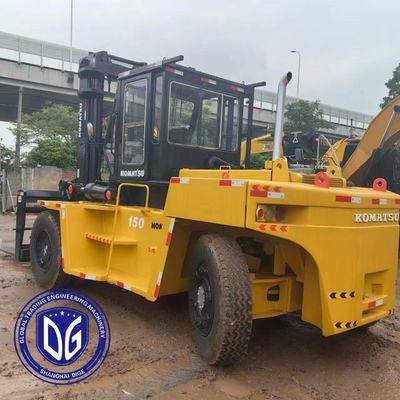 Minimale slijtage FD150 Gebruikte Komatsu 15 vorkheftruck met hoge prestatievermogen