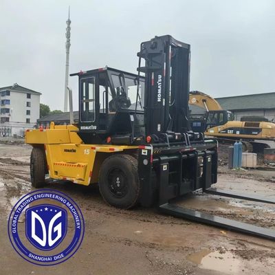Minimale slijtage FD150 Gebruikte Komatsu 15 vorkheftruck met hoge prestatievermogen