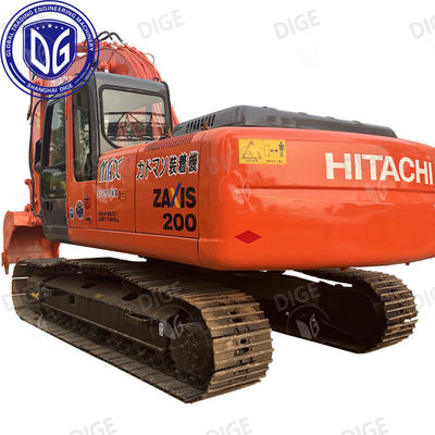 ZX200 ZX200-6 20 Ton Gebruikte Hitachi Crawler Excavator 97% Nieuw