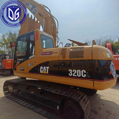 CAT320C 20 ton gebruikte Caterpillar hydraulische graafmachine Vroeg model klaar voor verkoop
