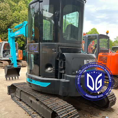 Gebruikte SK55 Kobelco Mini Crawler Hydraulische graafmachine,5.5 ton, 90% nieuw, nu te koop.