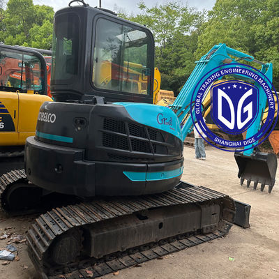 Gebruikte SK55 Kobelco Mini Crawler Hydraulische graafmachine,5.5 ton, 90% nieuw, nu te koop.