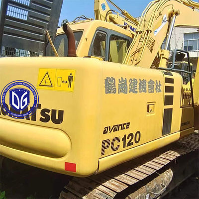Gebruikte Komatsu PC120 12Ton Crawler Graafmachine, Originele uit Japan, Goede prestaties, te koop.